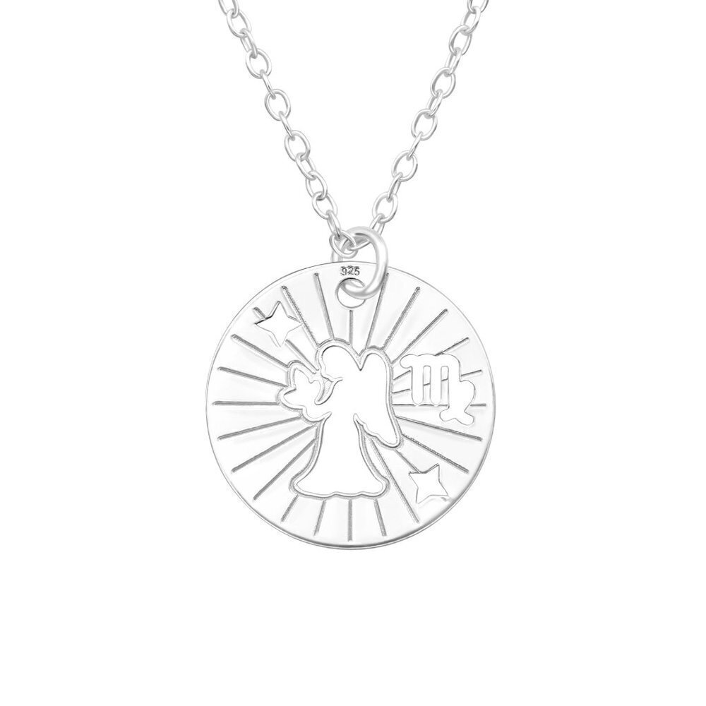 Sterling Silver Virgo Zodiac Necklace